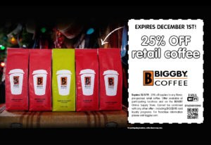 25% Off Retail Coffee
