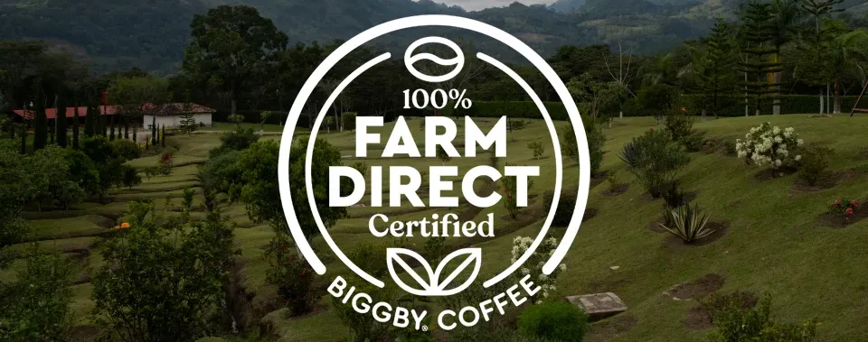 100% Farm Direct Certified - Biggby Coffee
